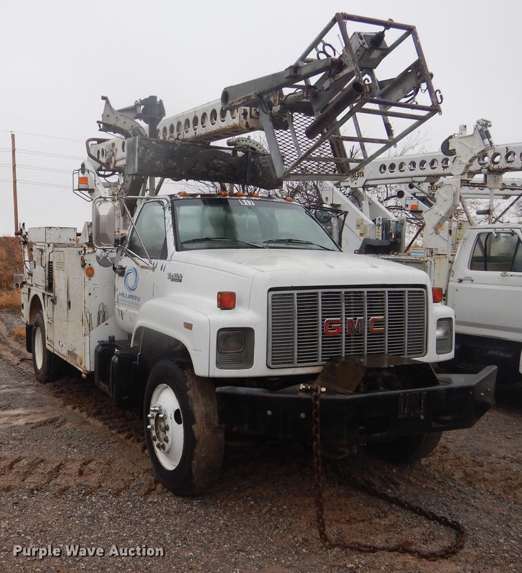 image for item DJ4863 1991 GMC Top Kick C6500  bucket truck