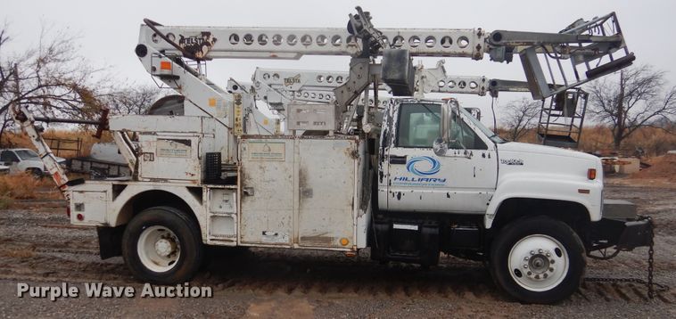 image for item DJ4863 1991 GMC Top Kick C6500  bucket truck