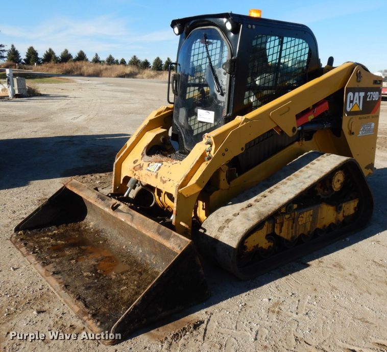 image for item DJ6043 2017 Caterpillar 279D  tracked skid steer loader