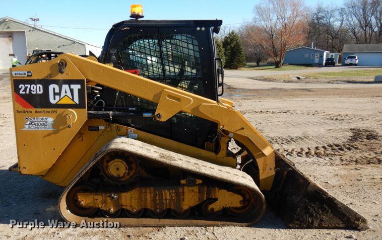 image for item DJ6043 2017 Caterpillar 279D  tracked skid steer loader