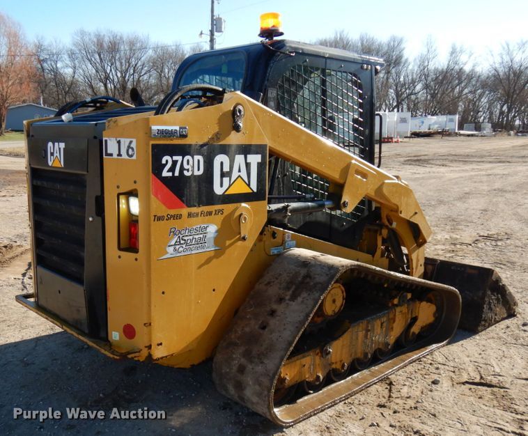 image for item DJ6043 2017 Caterpillar 279D  tracked skid steer loader
