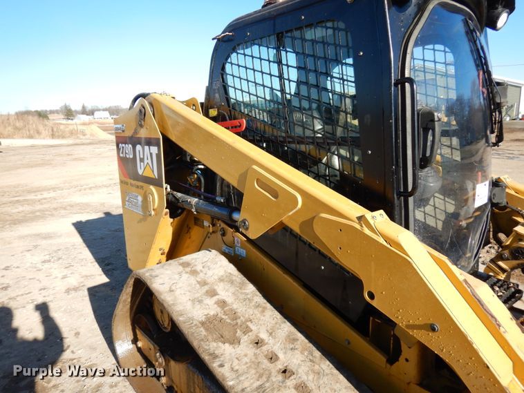 image for item DJ6043 2017 Caterpillar 279D  tracked skid steer loader