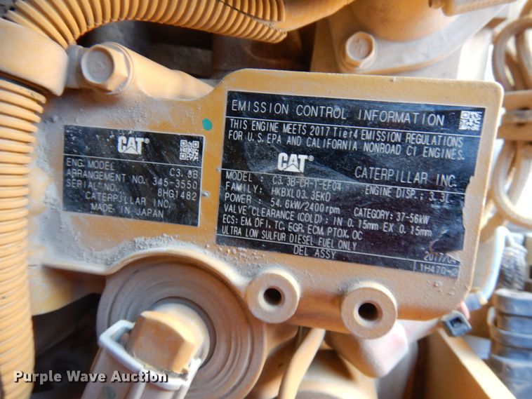 image for item DJ6043 2017 Caterpillar 279D  tracked skid steer loader