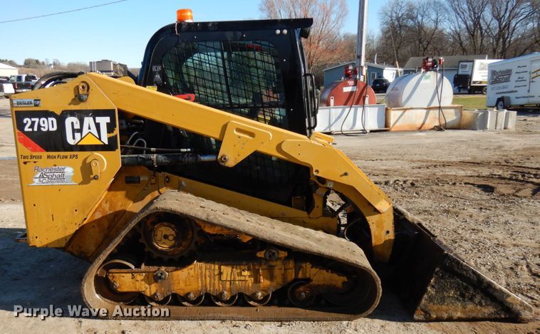 image for item DJ6045 2017 Caterpillar 279D  tracked skid steer loader