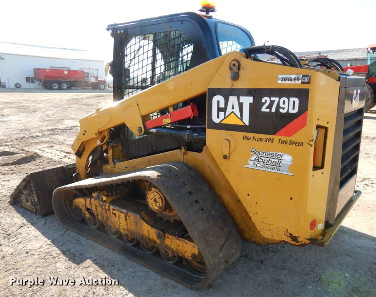 image for item DJ6045 2017 Caterpillar 279D  tracked skid steer loader