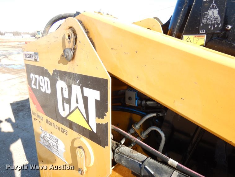 image for item DJ6045 2017 Caterpillar 279D  tracked skid steer loader