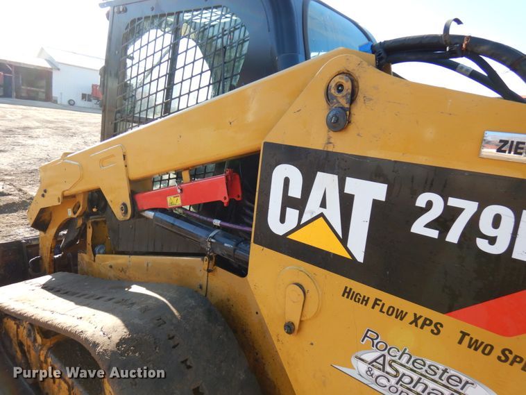 image for item DJ6045 2017 Caterpillar 279D  tracked skid steer loader