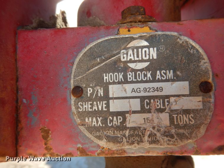 image for item DJ8165 1969 Galion 150A  crane