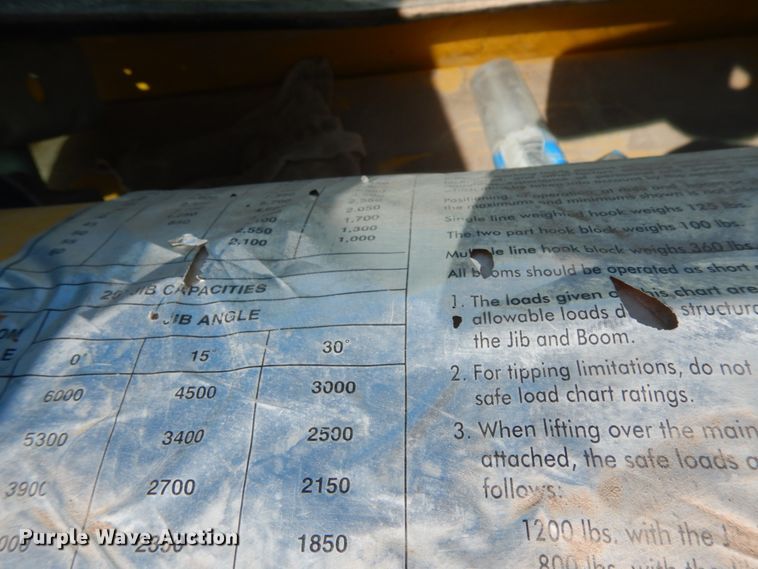 image for item DJ8166 1971 Galion 150A  crane