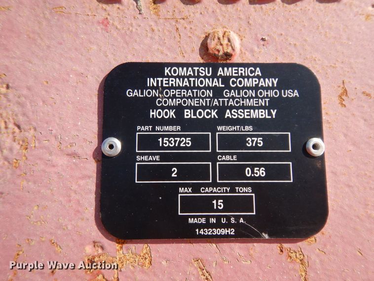 image for item DJ8168 Galion 150A  crane