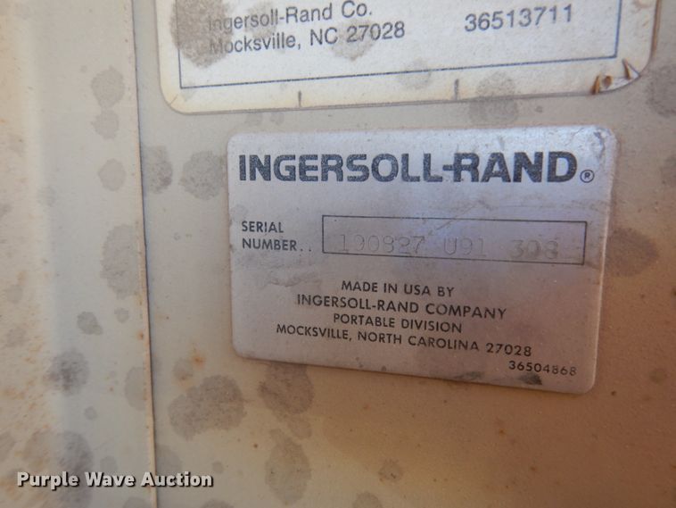 image for item DJ8172 Ingersoll Rand P185  air compressor
