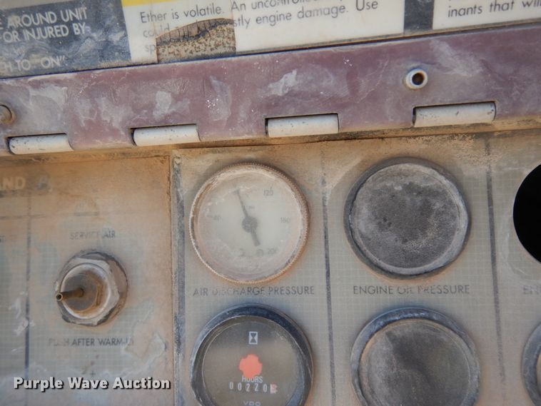 image for item DJ8172 Ingersoll Rand P185  air compressor