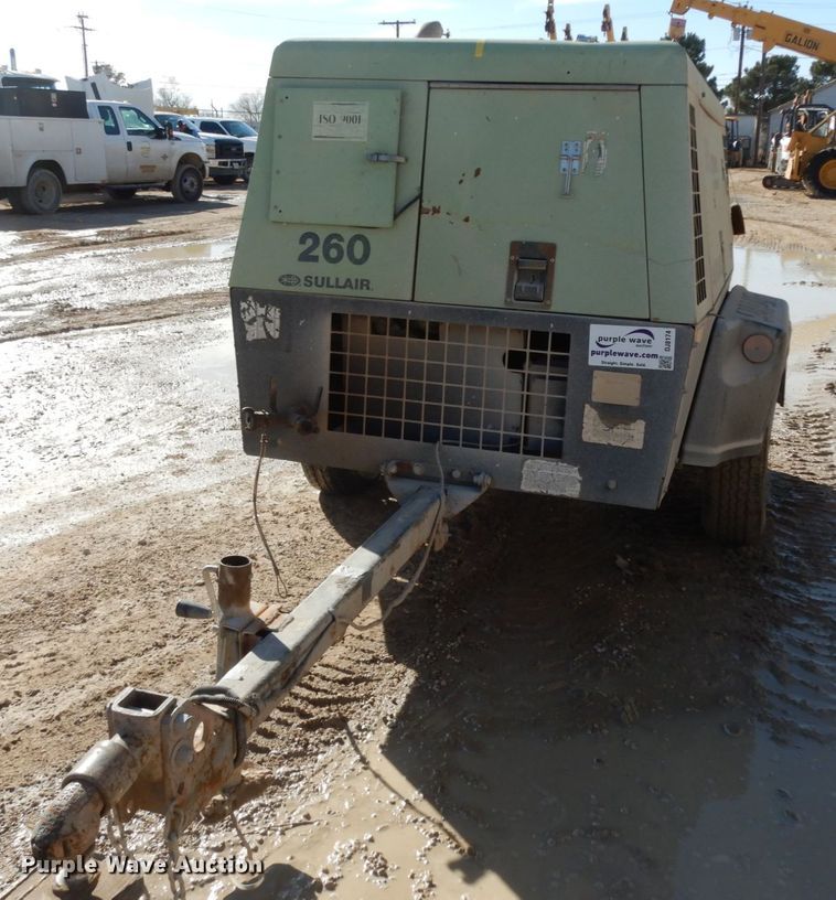 image for item DJ8174 2007 Sullair 260  air compressor