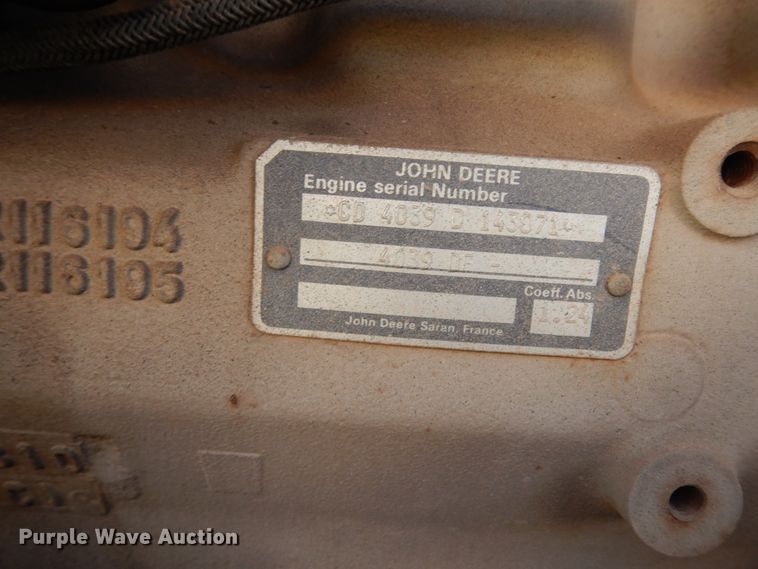 image for item DJ8175 1994 Ingersoll Rand 250  air compressor