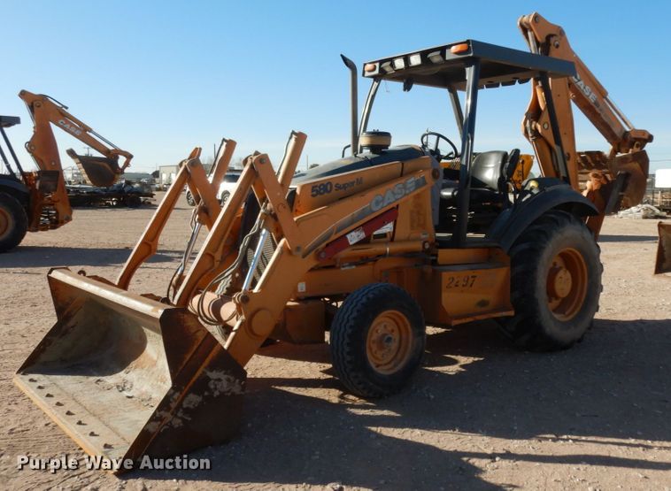image for item DJ8176 2002 Case 580 Super M  backhoe