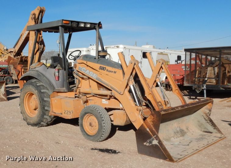 image for item DJ8176 2002 Case 580 Super M  backhoe