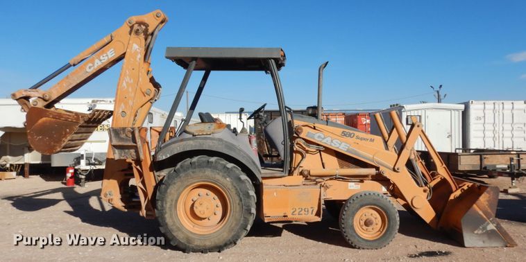 image for item DJ8176 2002 Case 580 Super M  backhoe