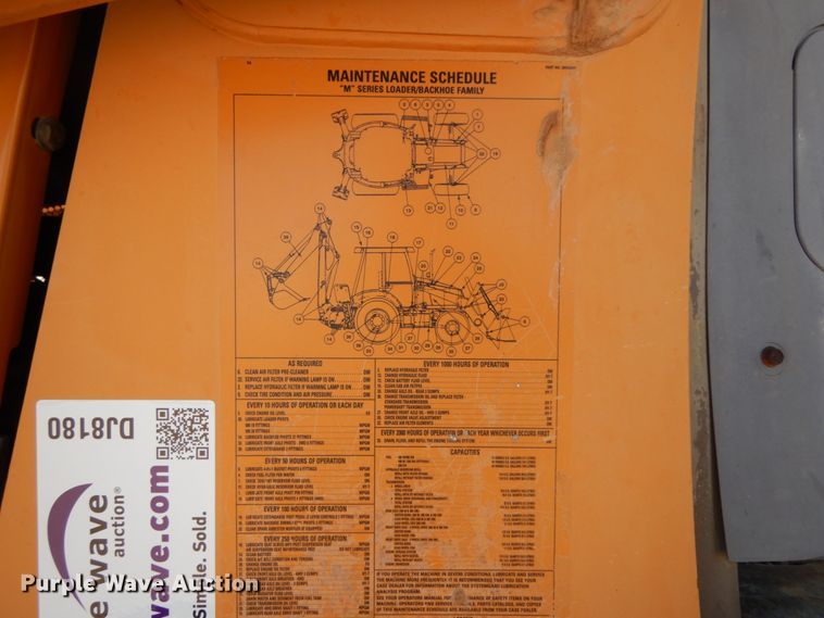 image for item DJ8180 2001 Case 580 Super M  backhoe