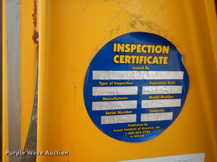 image for item DJ8181 1971 Galion 150A  crane