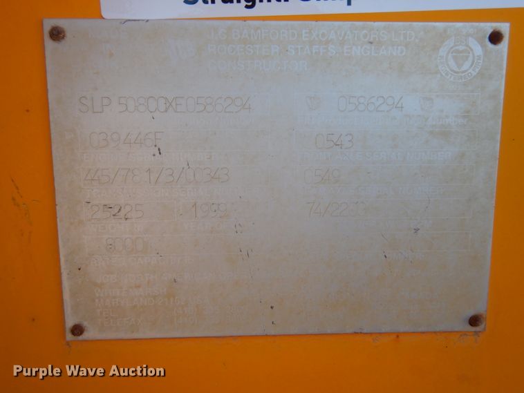 image for item DJ8182 1992 JCB 508C  telehandler