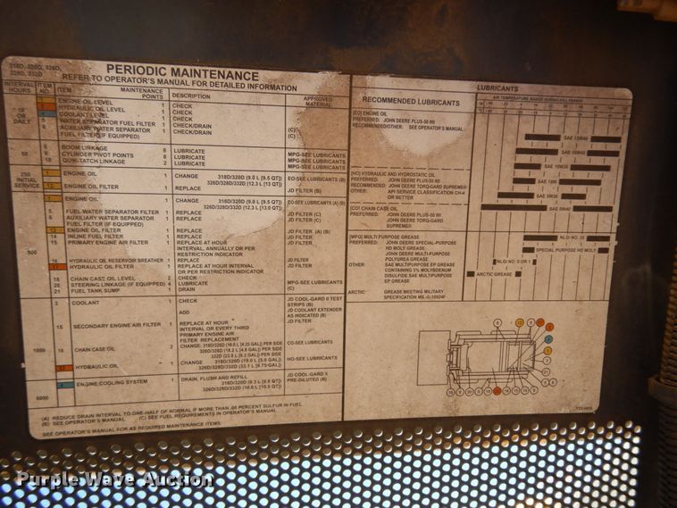 image for item DJ8187 2010 John Deere 332D  skid steer loader