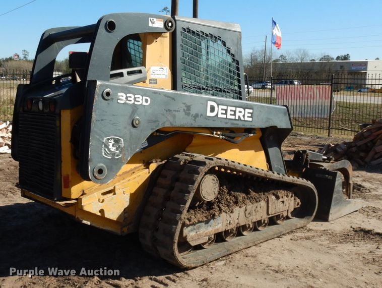 image for item DJ8189 2012 John Deere 333DT  skid steer loader