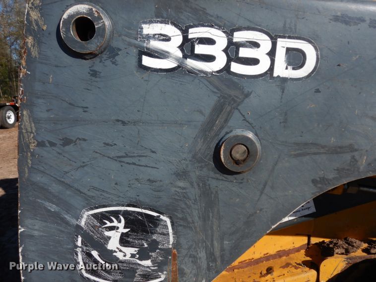 image for item DJ8189 2012 John Deere 333DT  skid steer loader