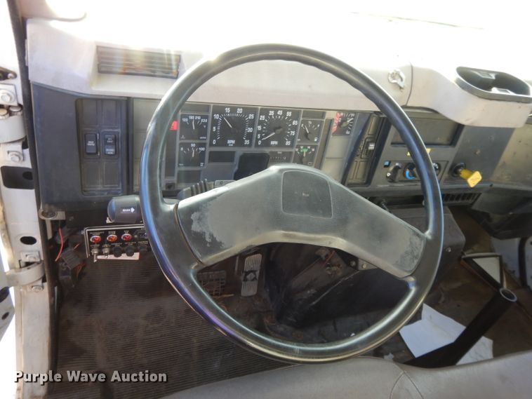 image for item DL2017 1998 International 4700  forestry bucket truck