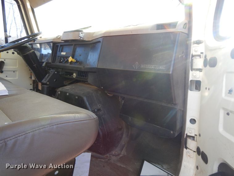 image for item DL2017 1998 International 4700  forestry bucket truck