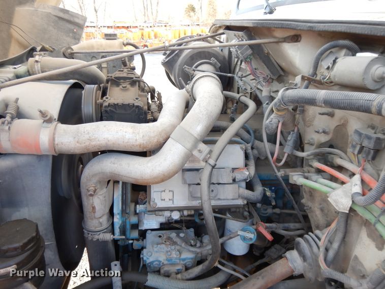 image for item DL2017 1998 International 4700  forestry bucket truck