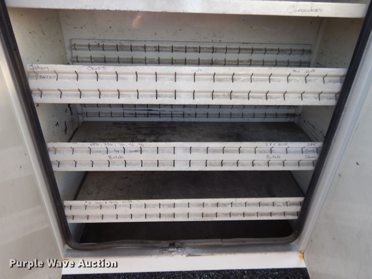 image for item DL2017 1998 International 4700  forestry bucket truck