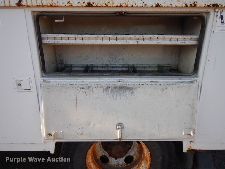 image for item DL2017 1998 International 4700  forestry bucket truck