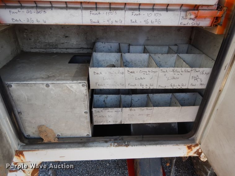 image for item DL2017 1998 International 4700  forestry bucket truck