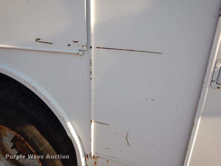 image for item DL2017 1998 International 4700  forestry bucket truck