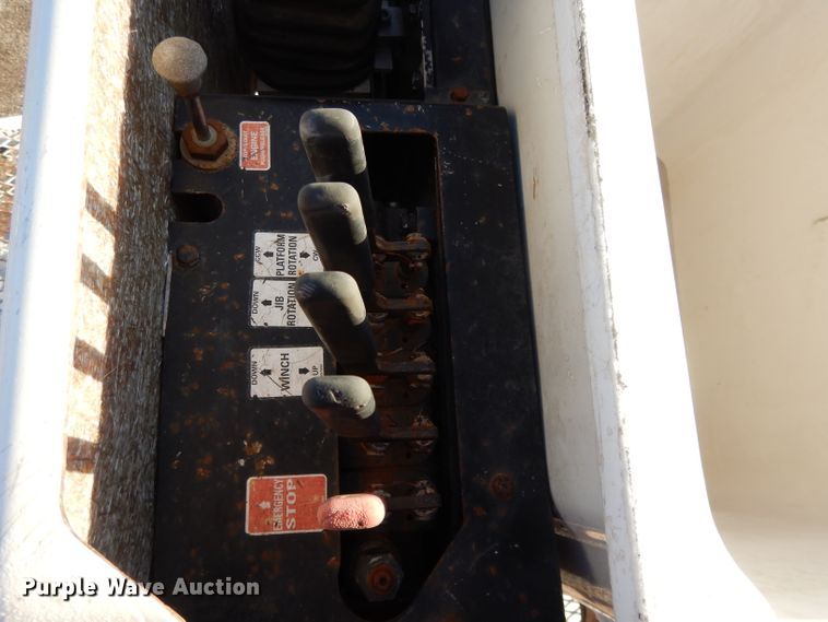 image for item DL2017 1998 International 4700  forestry bucket truck