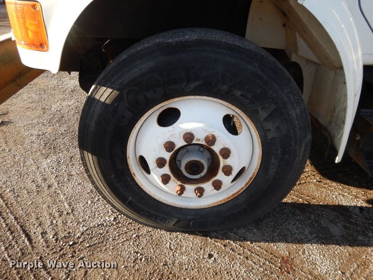 image for item DL2017 1998 International 4700  forestry bucket truck