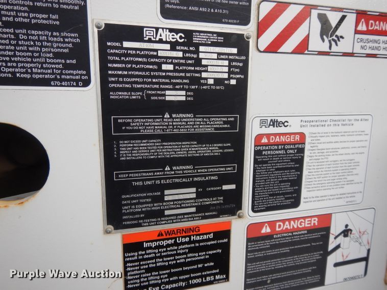 image for item DL2651 2014 Dodge Ram 5500  bucket truck