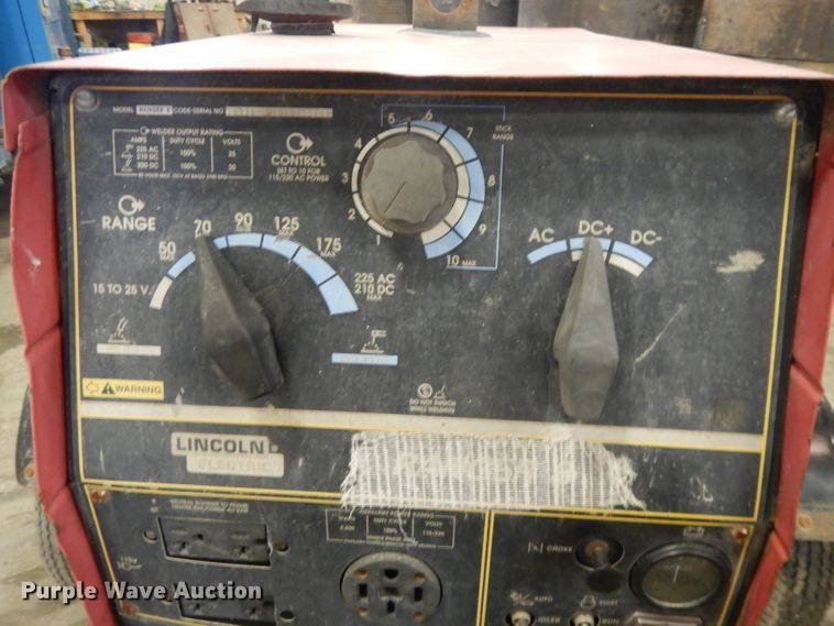 image for item DL2708 Lincoln Ranger 8  welder/generator