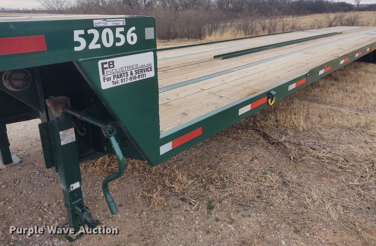 image for item FY9820 2014 Ironmen Industries  drop deck equipment trailer