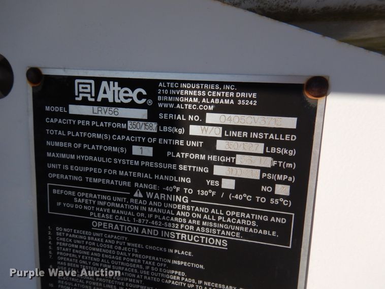 image for item GG9260 2006 International 4300  forestry bucket truck