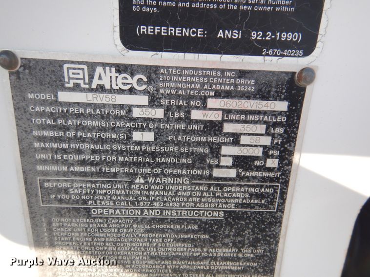 image for item GG9274 2003 International 4300  bucket truck