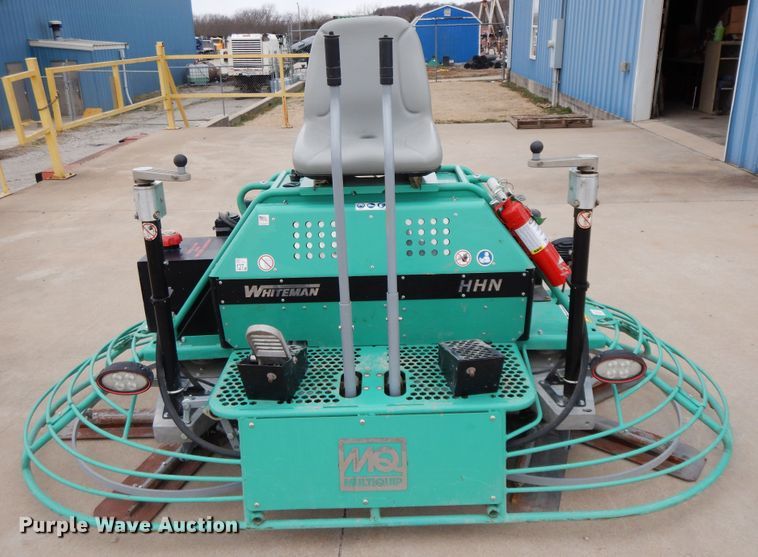 image for item GG9312 2017 Whiteman HHNG5 power trowel