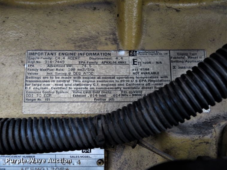 image for item GT9474 2009 Caterpillar XQ60-6  generator