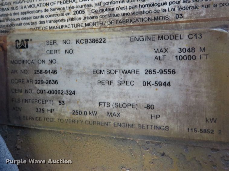 image for item GT9521 2006 Sterling LT9500  dump truck