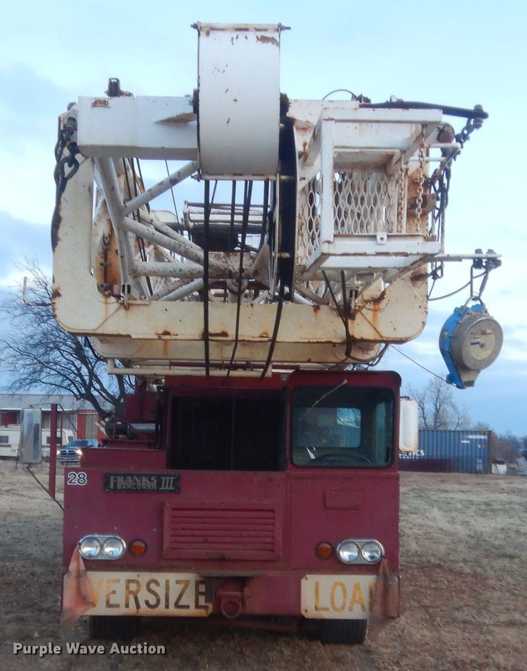 image for item HG9791 1980 Cabot Franks Explorer III  well service truck