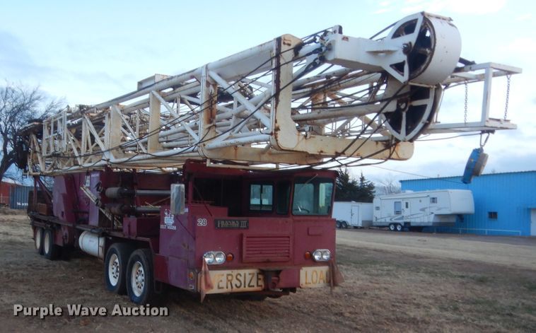 image for item HG9791 1980 Cabot Franks Explorer III  well service truck