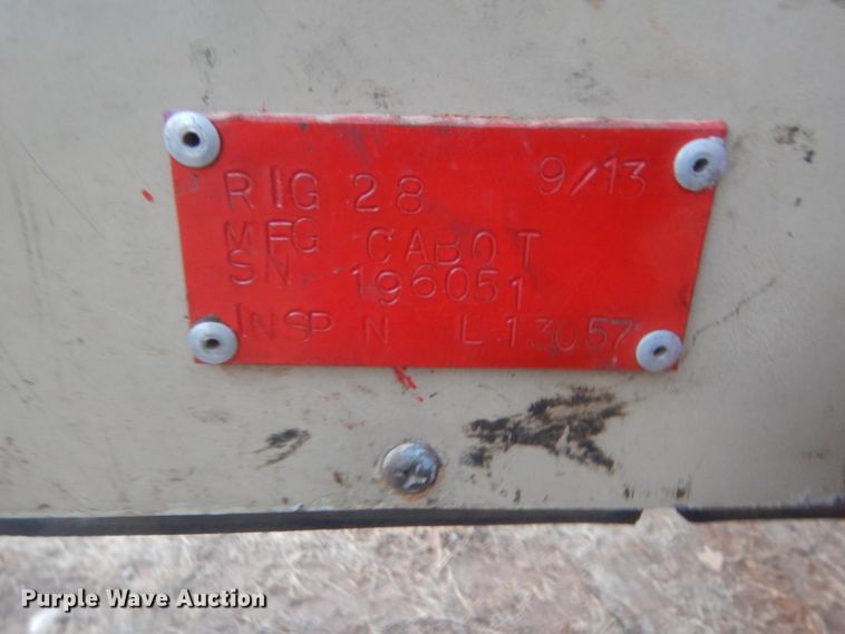 image for item HG9791 1980 Cabot Franks Explorer III  well service truck