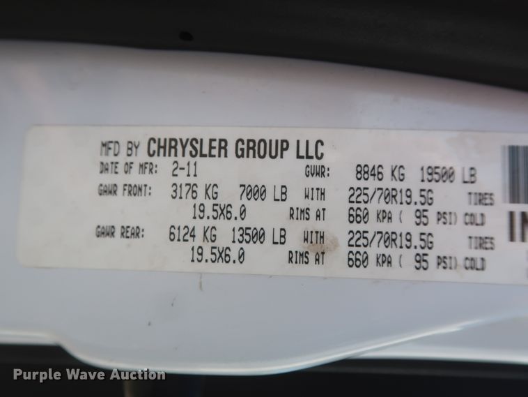 image for item HK9646 2011 Dodge Ram 5500HD  vacuum truck