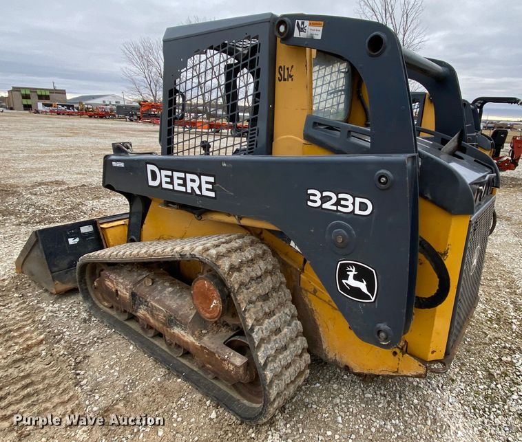 image for item HR9349 2012 John Deere 323DT  tracked skid steer loader