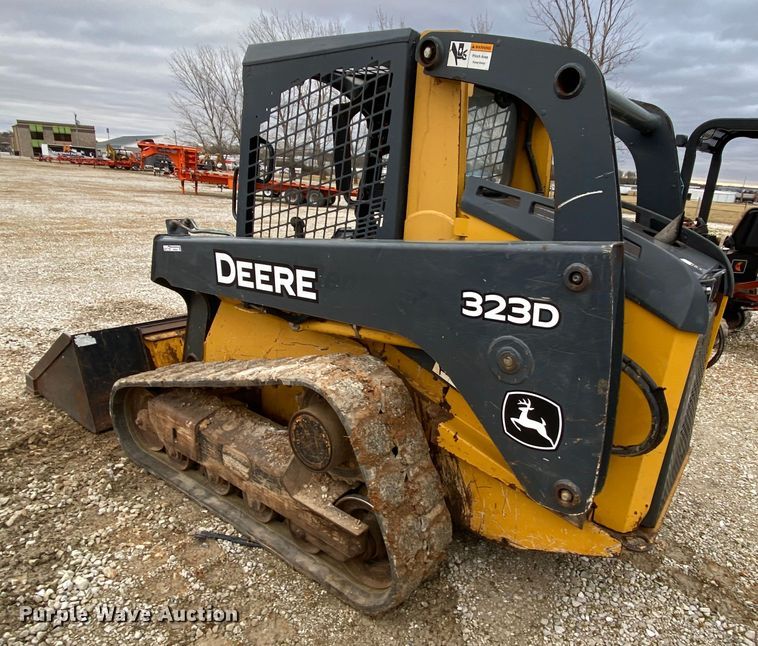 image for item HR9350 2012 John Deere 323D  tracked skid steer loader